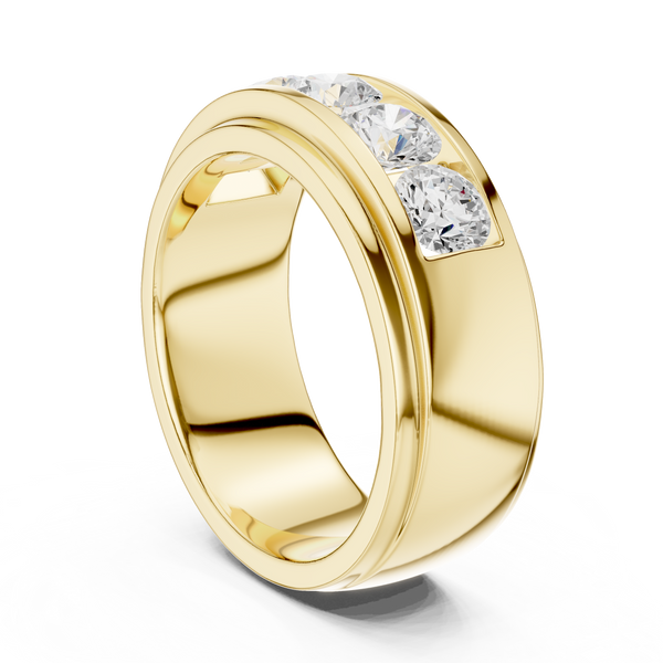 Ornate Vintage Lab Grown Diamond Ring