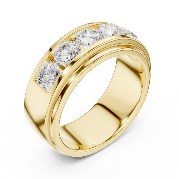Ornate Vintage Lab Grown Diamond Ring