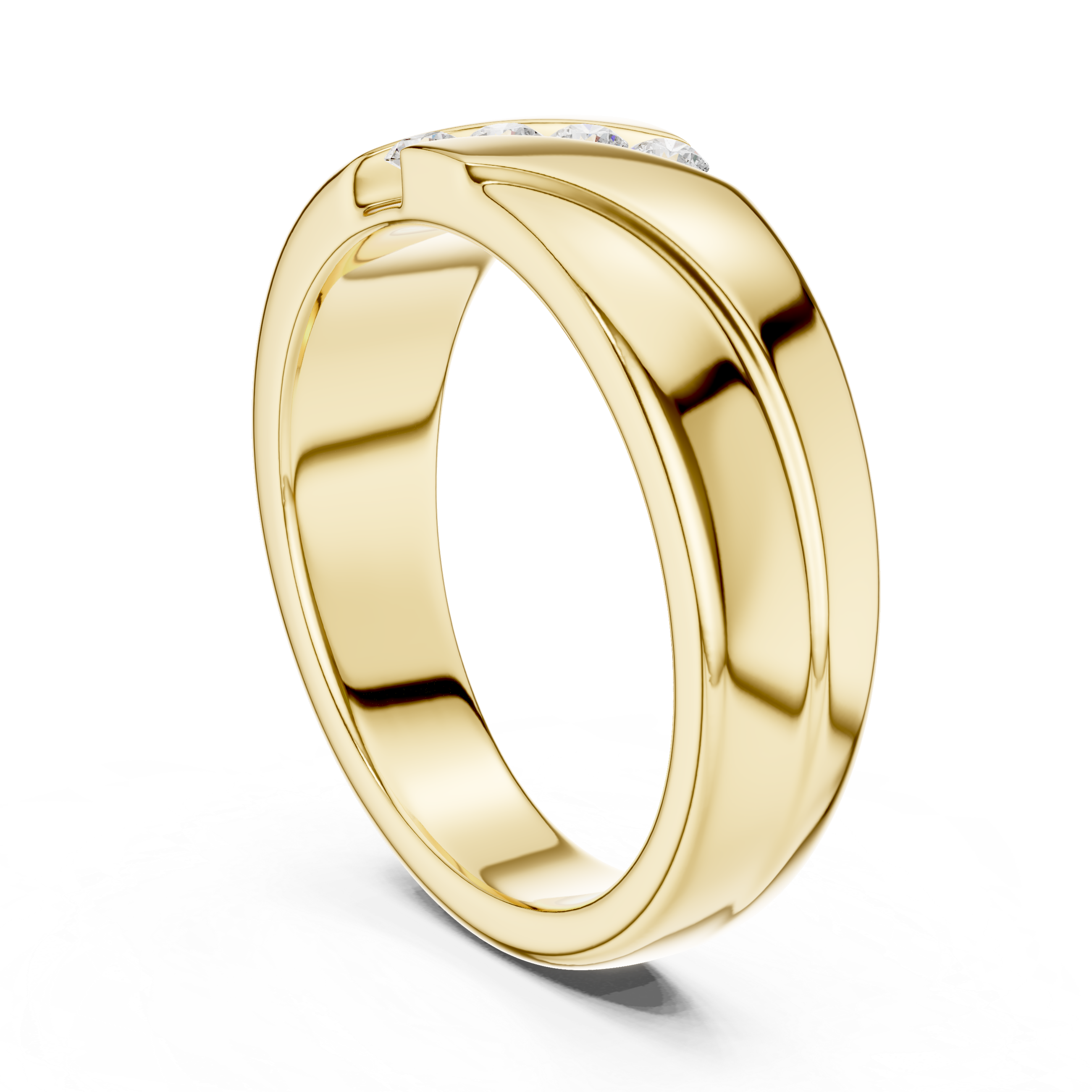 Split Shank Lab Grown Diamond Ring
