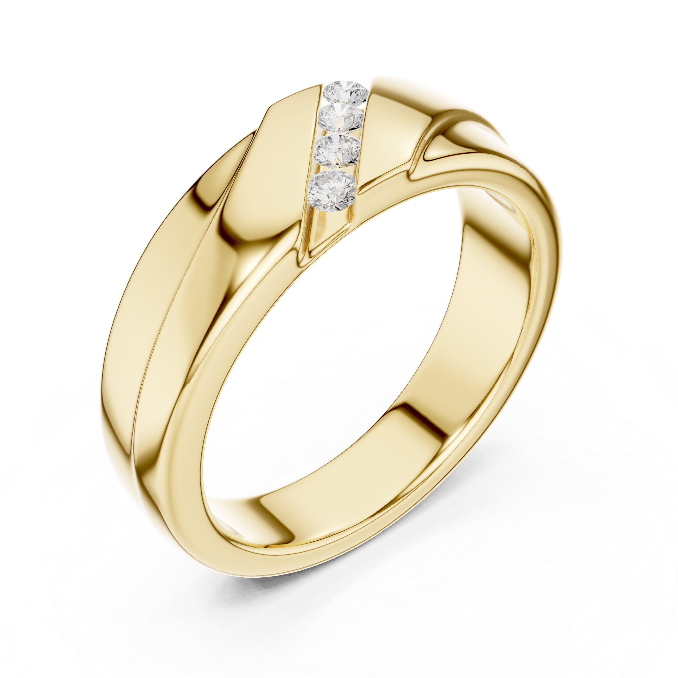 Split Shank Lab Grown Diamond Ring