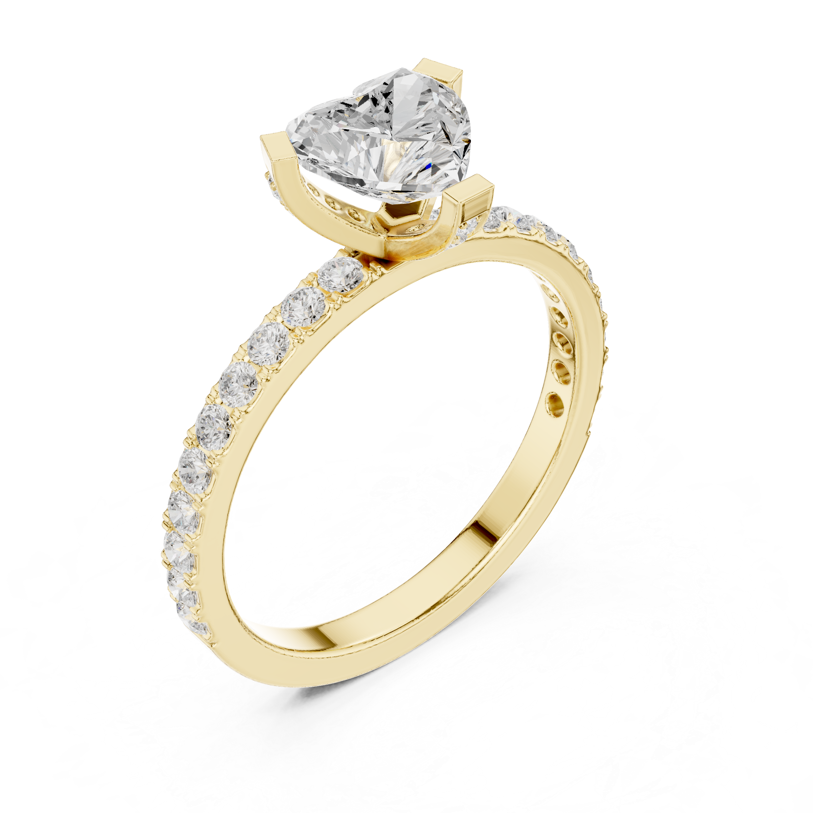 Vintage Glow Lab Grown Diamond Ring