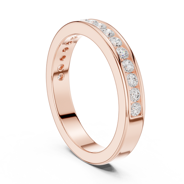 Gentle Line Cluster Lab Grown Diamond Ring