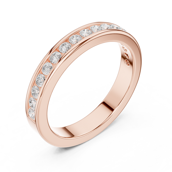 Gentle Line Cluster Lab Grown Diamond Ring