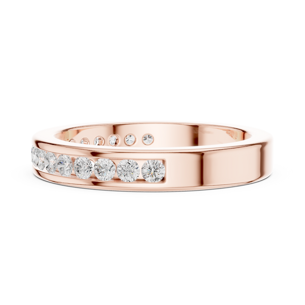 Gentle Line Cluster Lab Grown Diamond Ring