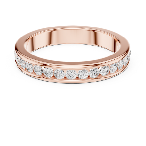 Gentle Line Cluster Lab Grown Diamond Ring