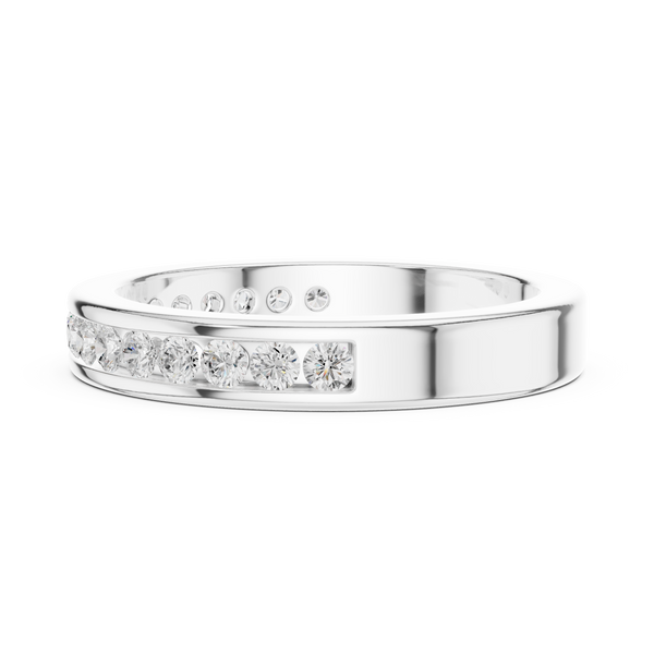 Gentle Line Cluster Lab Grown Diamond Ring