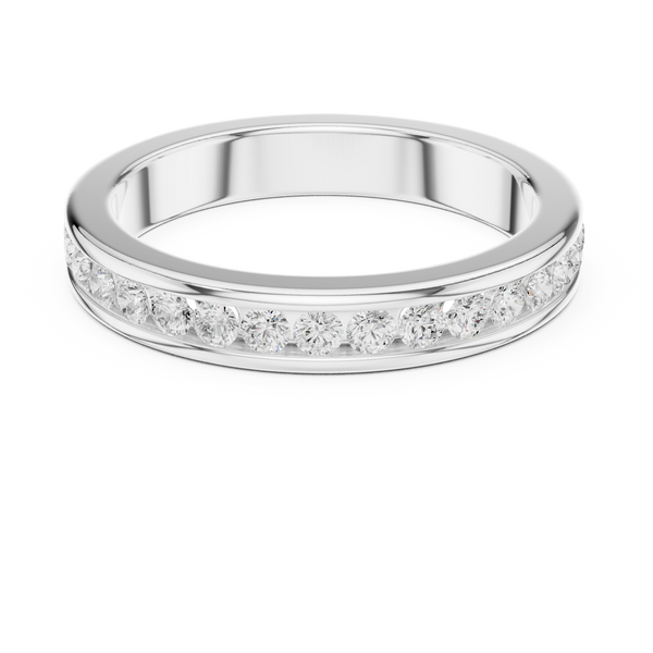 Gentle Line Cluster Lab Grown Diamond Ring