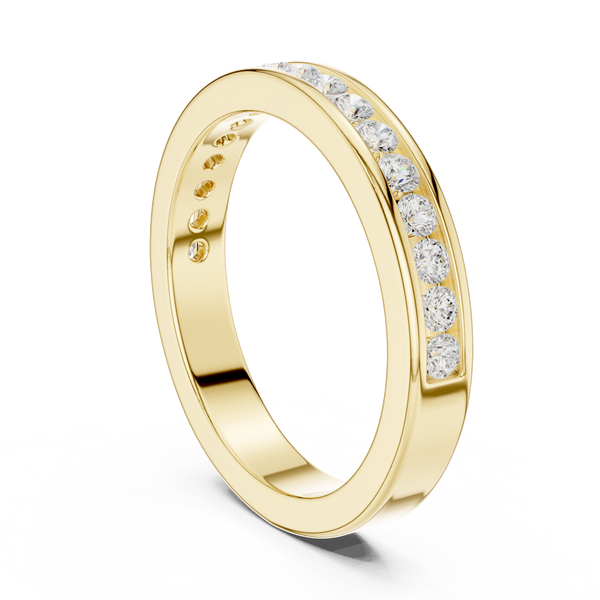 Gentle Line Cluster Lab Grown Diamond Ring