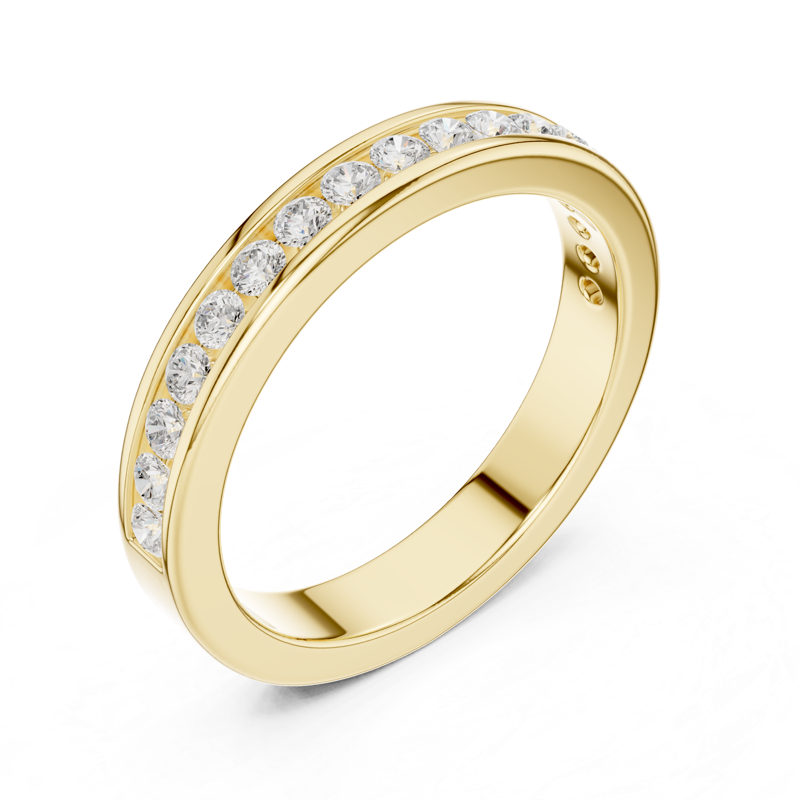 Gentle Line Cluster Lab Grown Diamond Ring