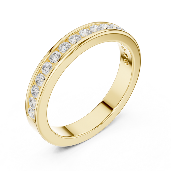 Gentle Line Cluster Lab Grown Diamond Ring