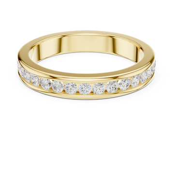 Gentle Line Cluster Lab Grown Diamond Ring