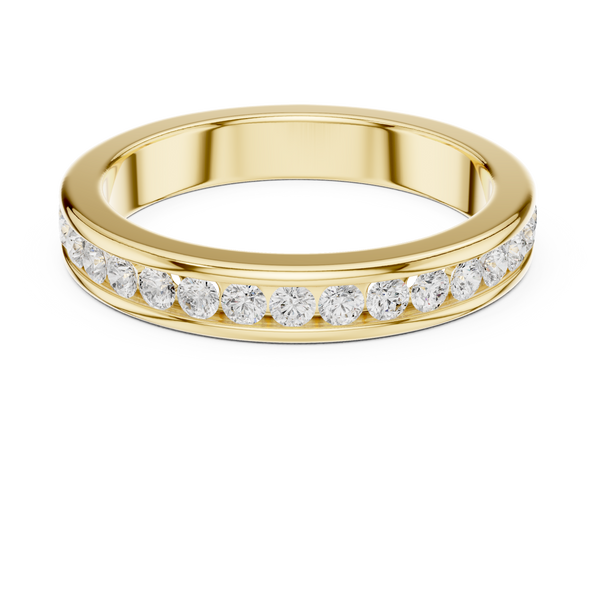 Gentle Line Cluster Lab Grown Diamond Ring