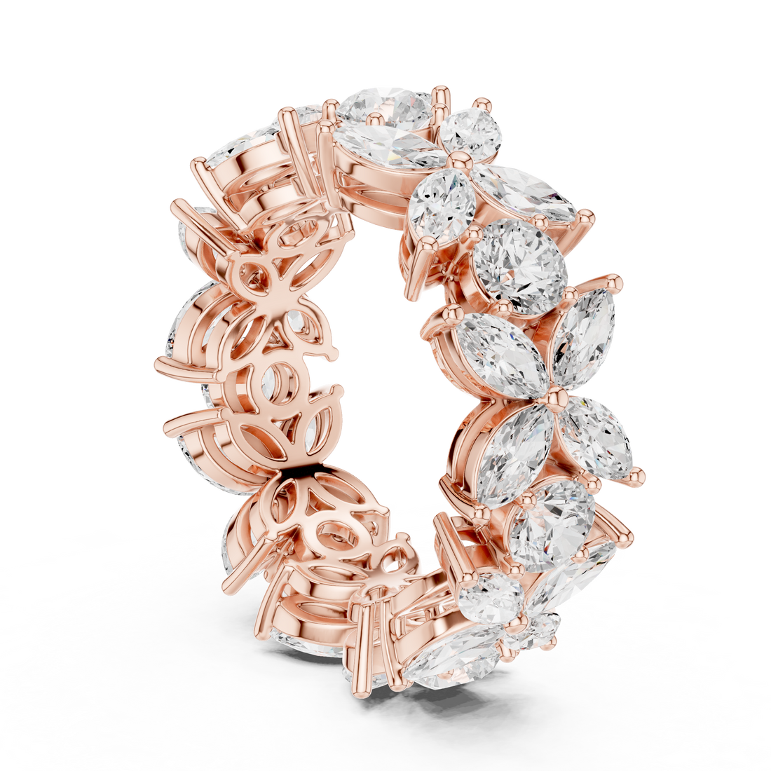 Brilliant Pave Lab Grown Diamond Ring