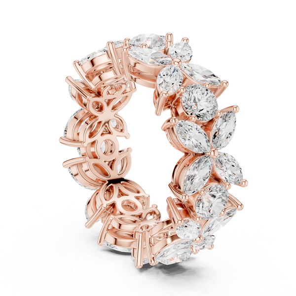 Brilliant Pave Lab Grown Diamond Ring