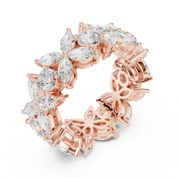 Brilliant Pave Lab Grown Diamond Ring