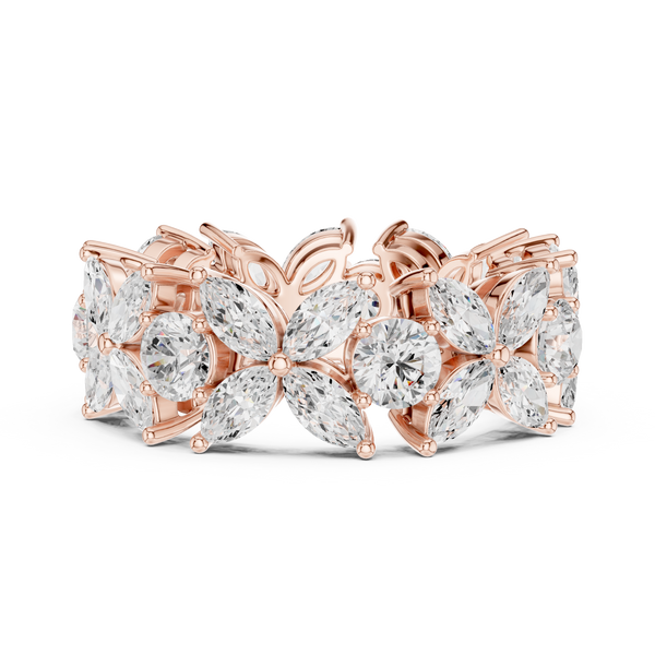 Brilliant Pave Lab Grown Diamond Ring