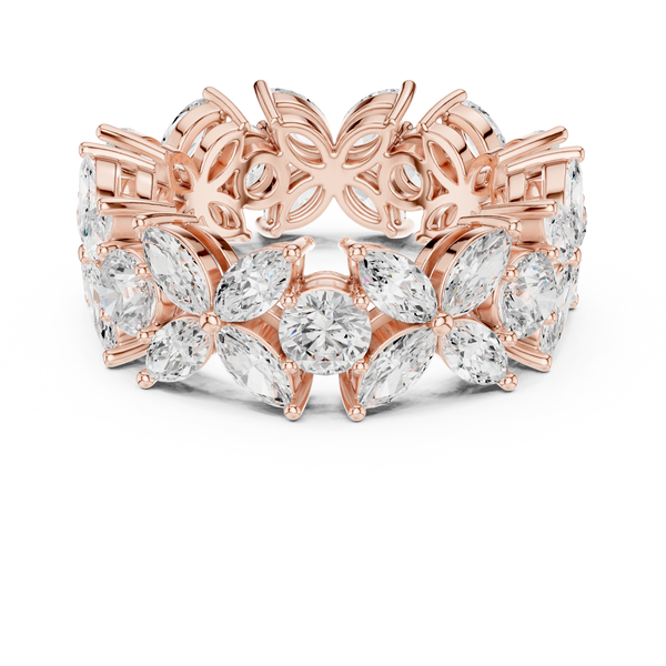 Brilliant Pave Lab Grown Diamond Ring
