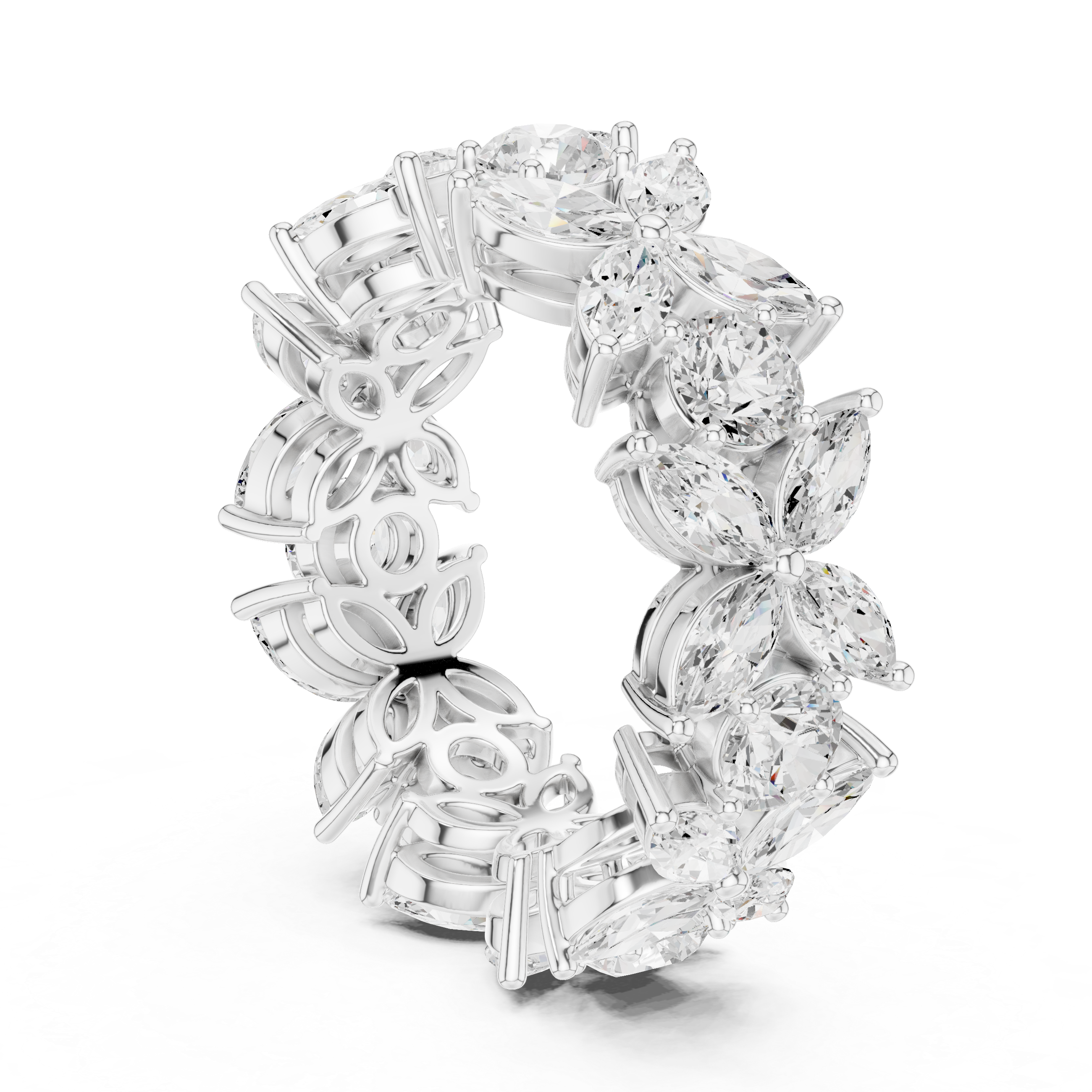Brilliant Pav�� Lab Grown Diamond Ring