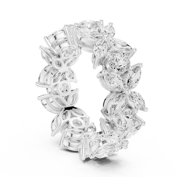 Brilliant Pave Lab Grown Diamond Ring
