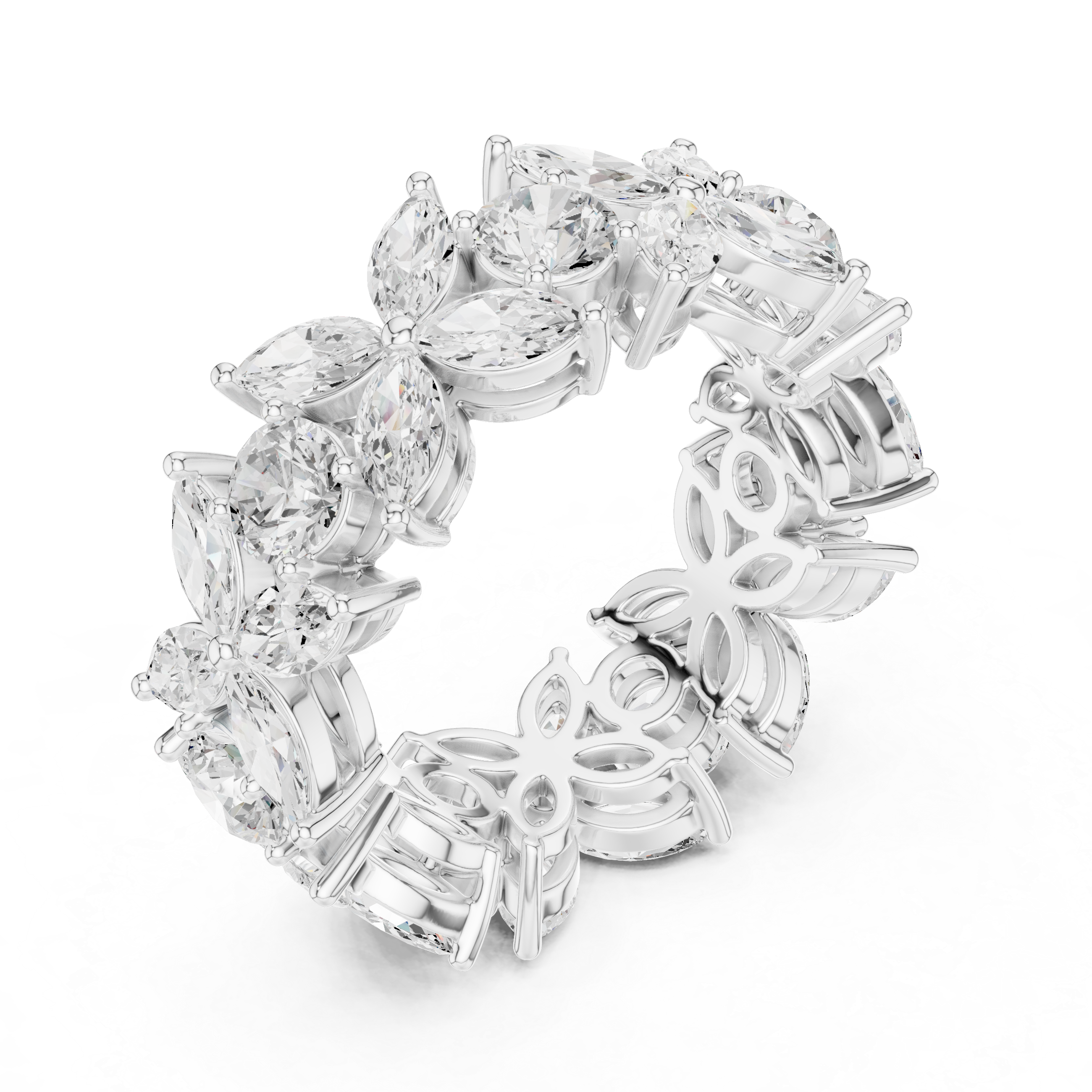 Brilliant Pav�� Lab Grown Diamond Ring