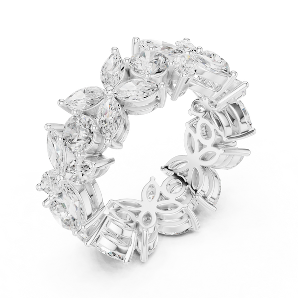 Brilliant Pave Lab Grown Diamond Ring