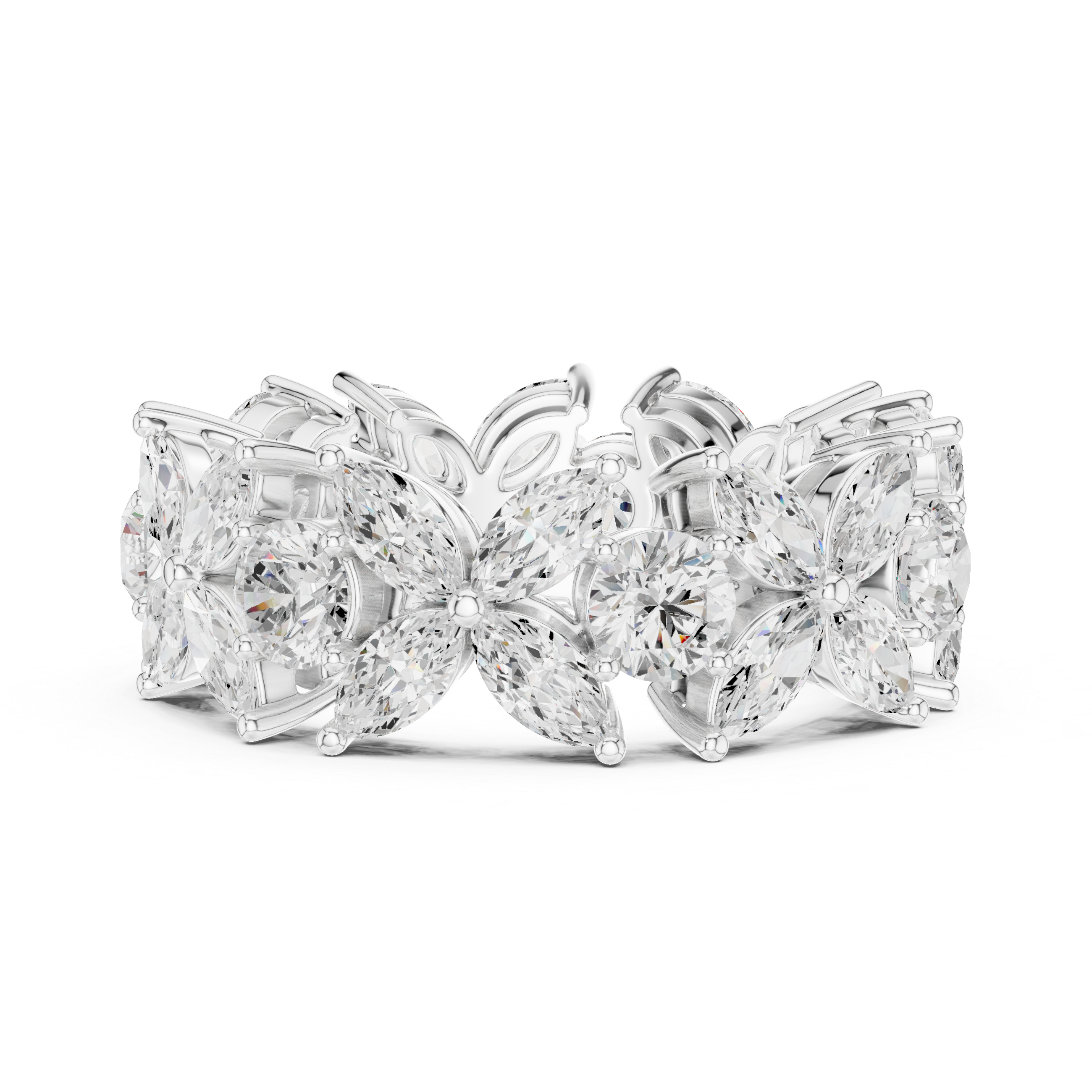 Brilliant Pav�� Lab Grown Diamond Ring