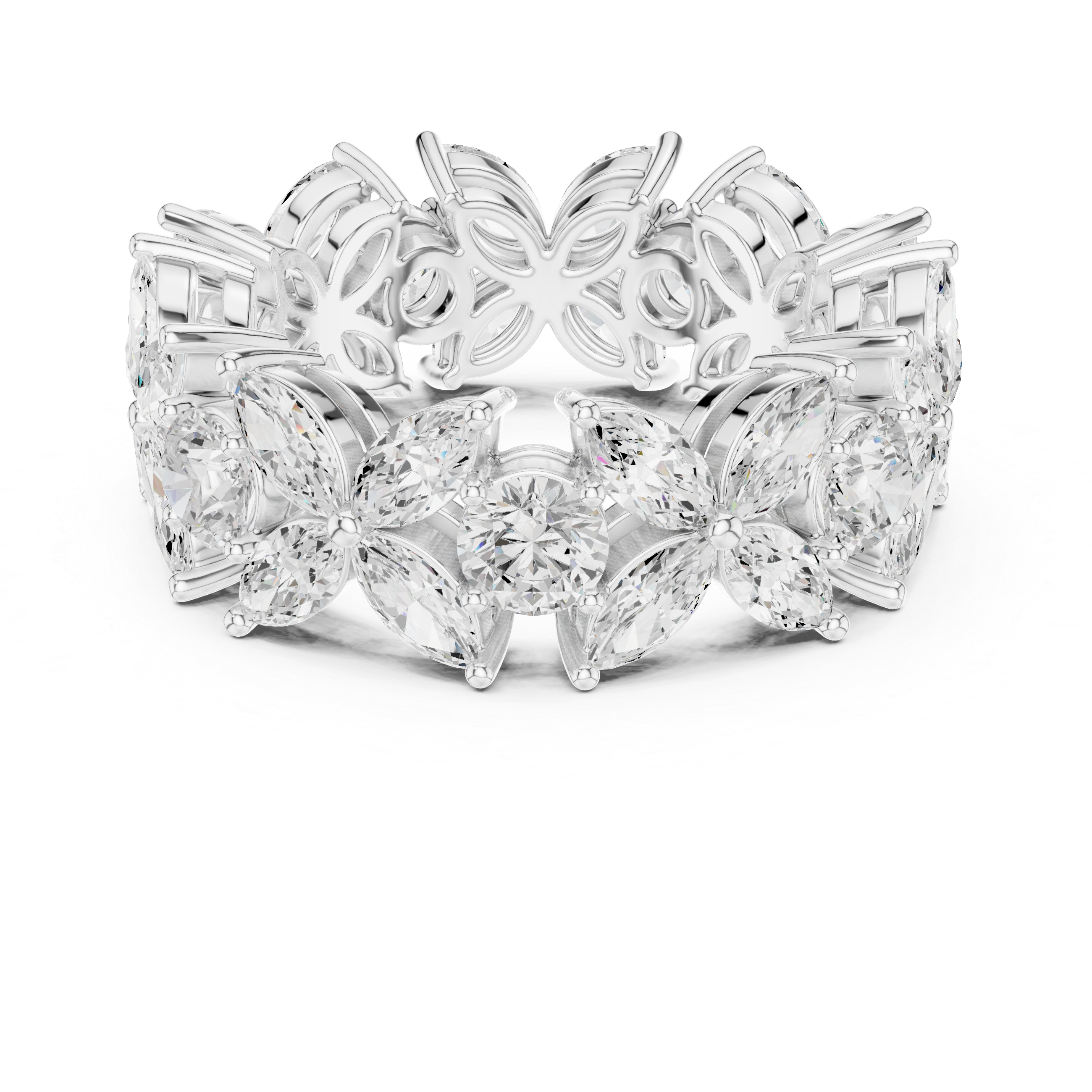 Brilliant Pav�� Lab Grown Diamond Ring