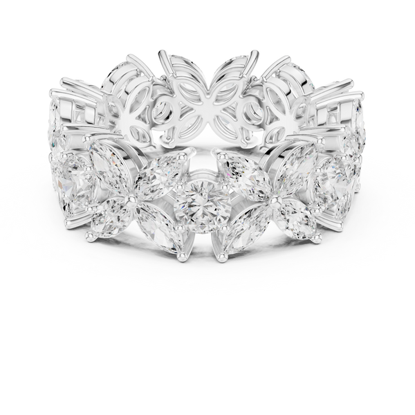 Brilliant Pave Lab Grown Diamond Ring