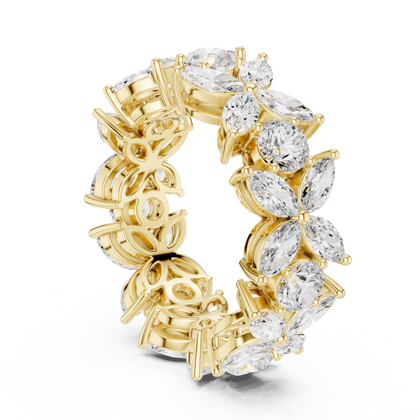 Brilliant Pave Lab Grown Diamond Ring