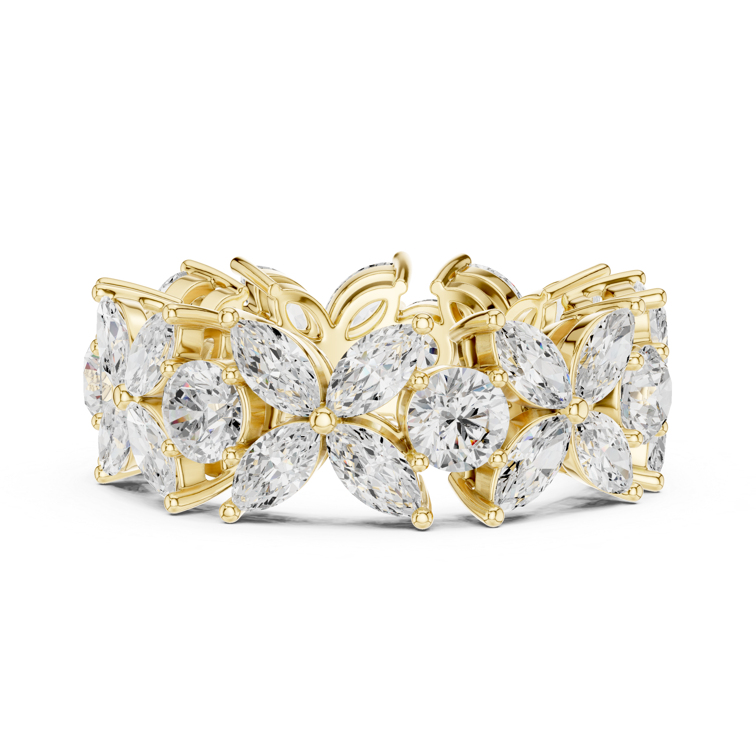 Brilliant Pav�� Lab Grown Diamond Ring