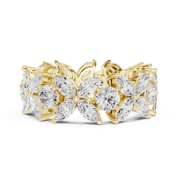 Brilliant Pave Lab Grown Diamond Ring