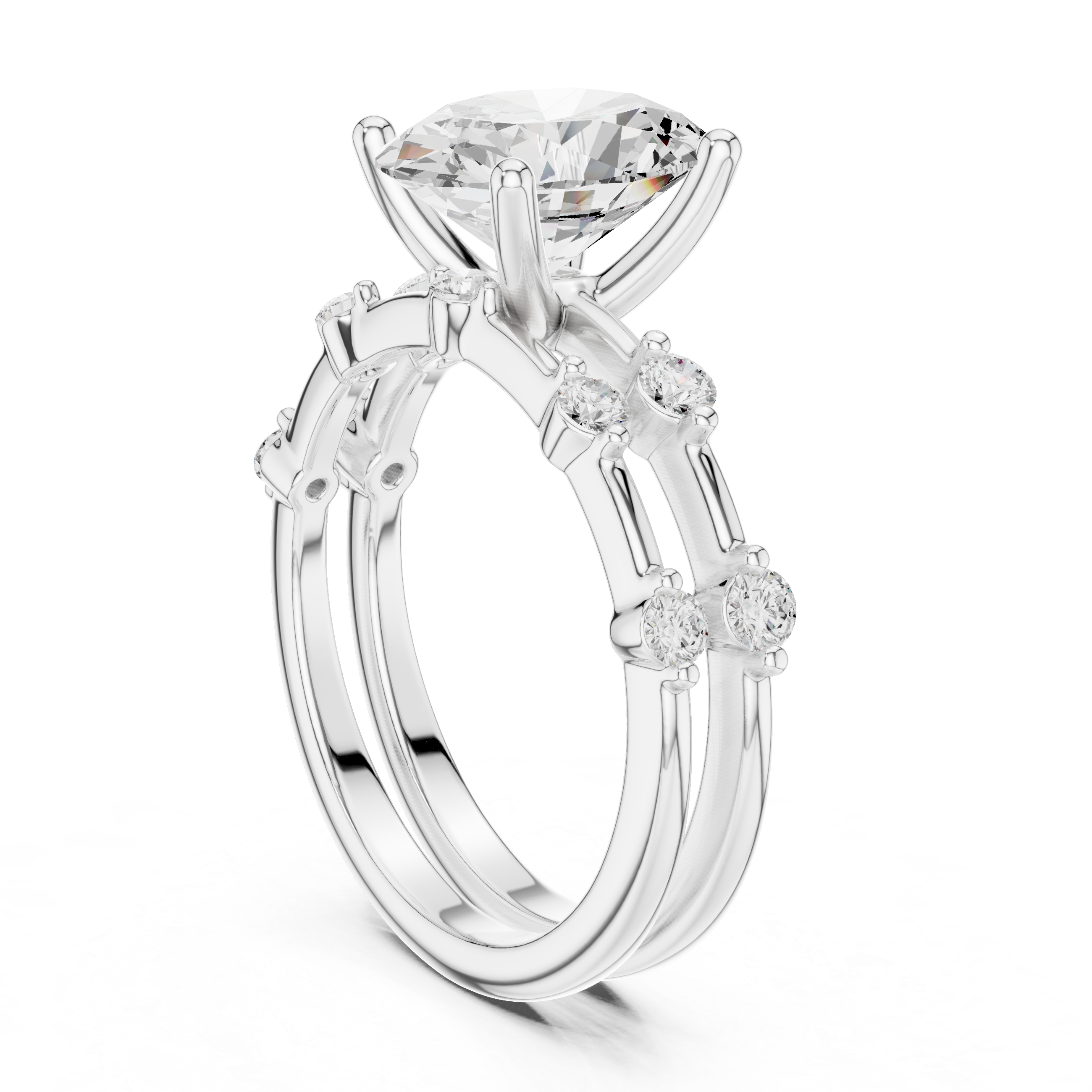 Petite Infinity Lab Grown Diamond Ring
