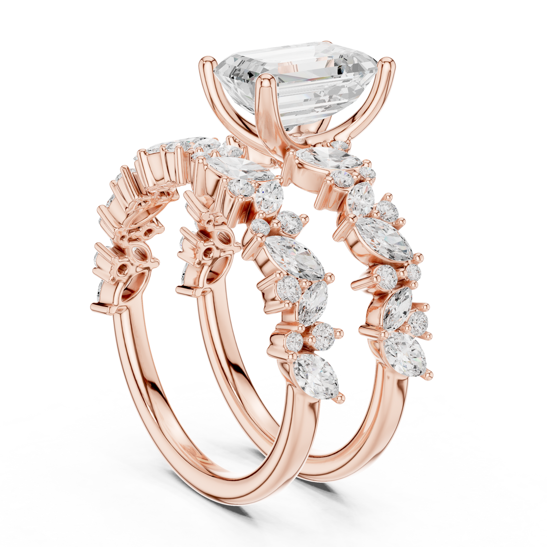 Twisted Vine Lab Grown Diamond Ring
