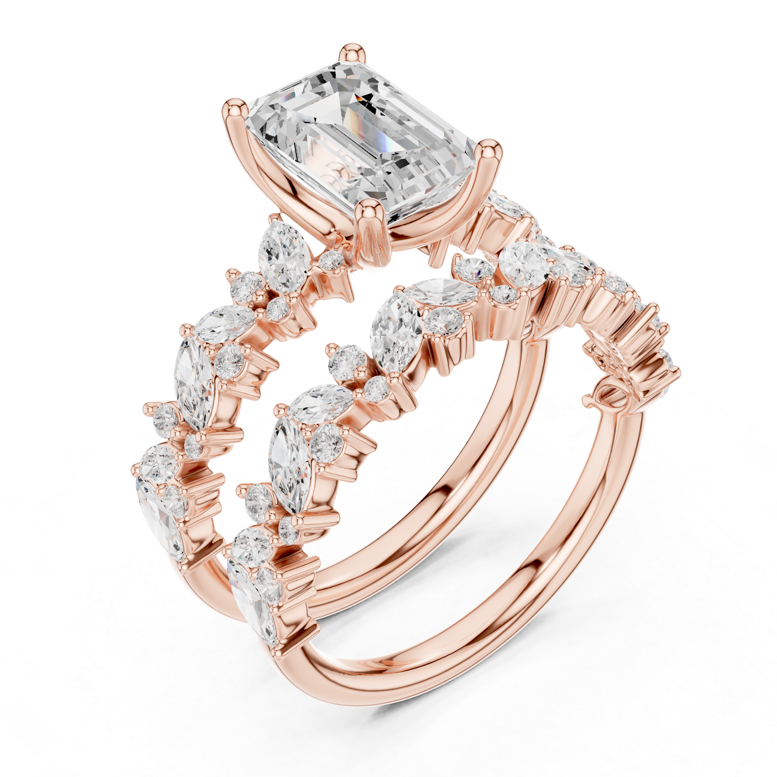 Twisted Vine Lab Grown Diamond Ring
