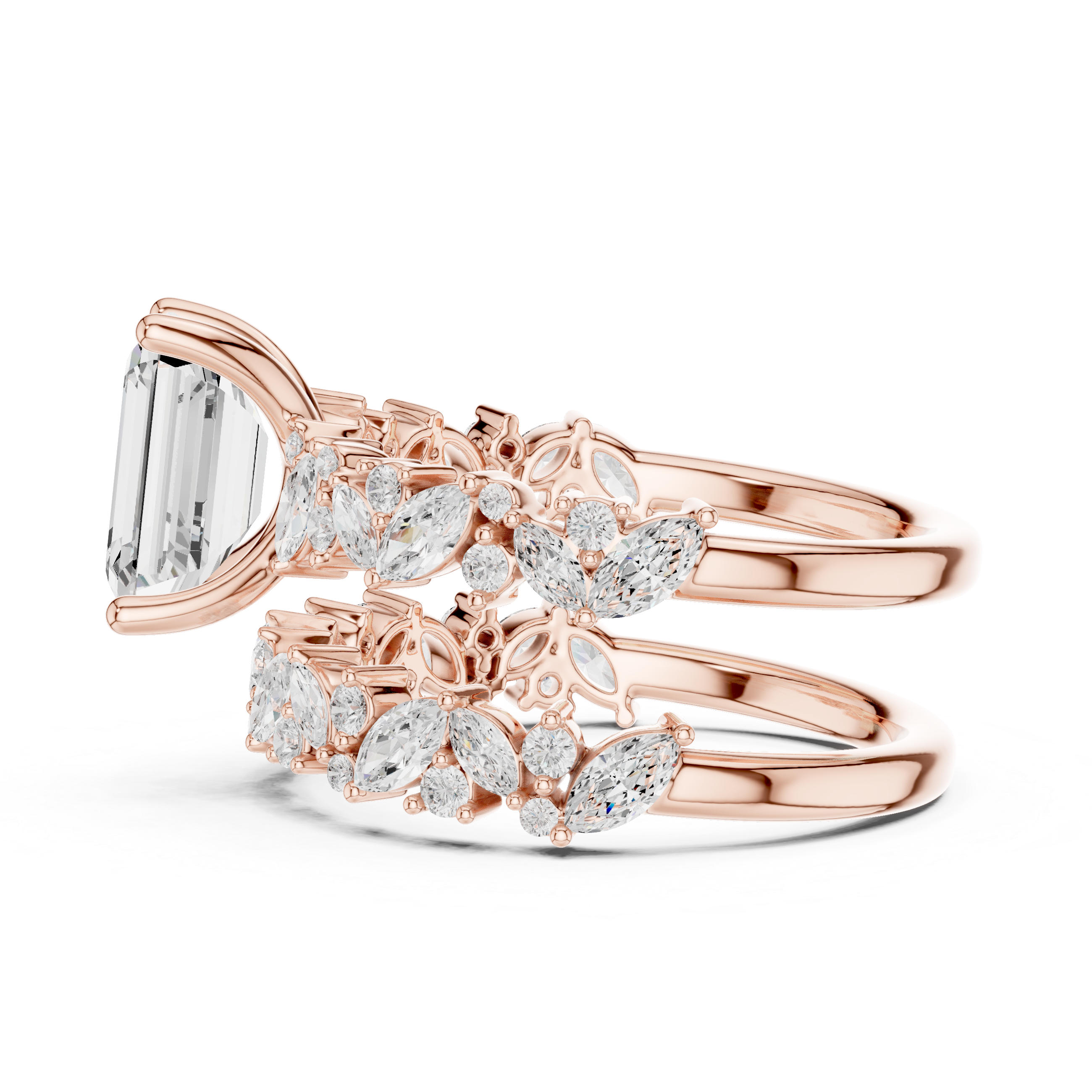 Twisted Vine Lab Grown Diamond Ring