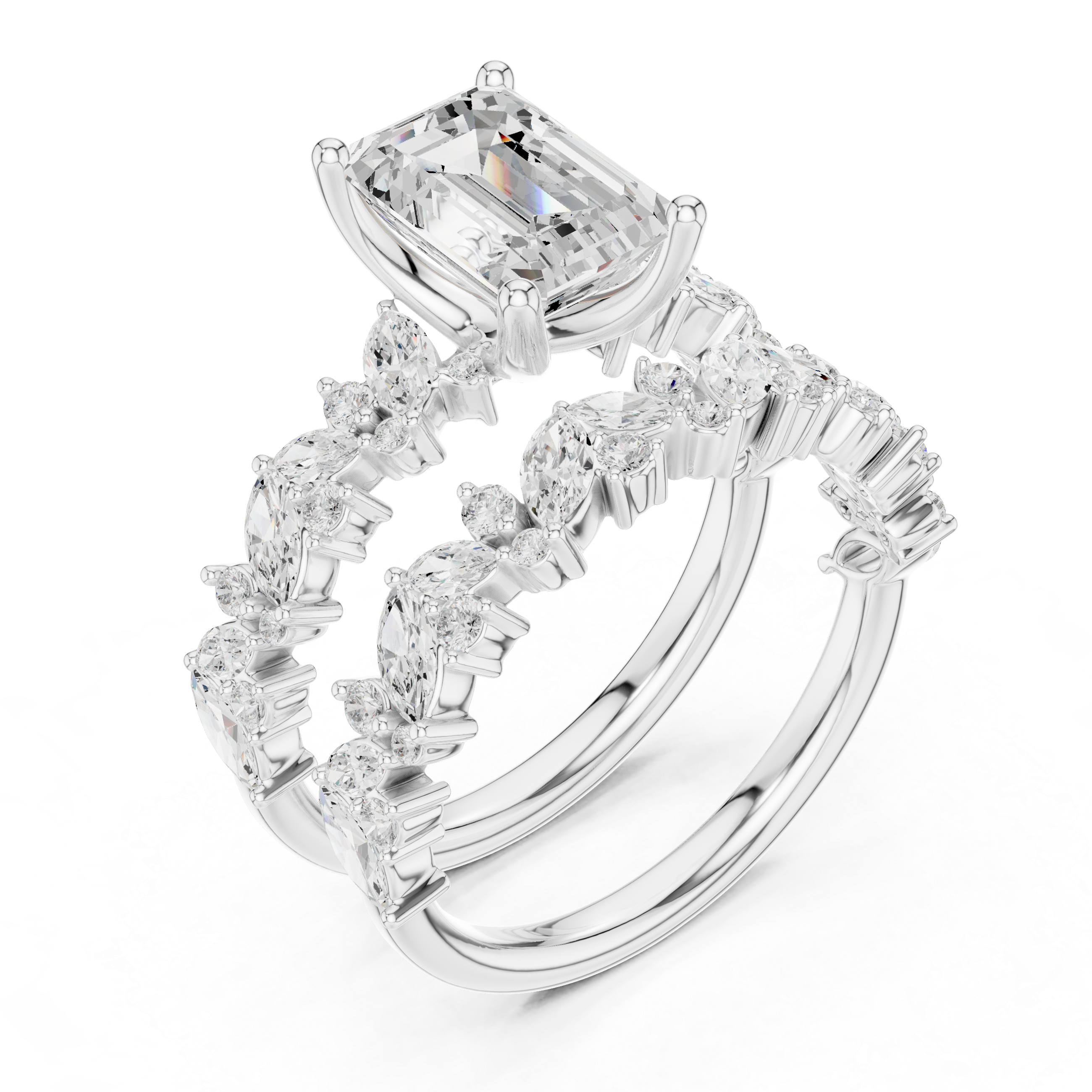 Twisted Vine Lab Grown Diamond Ring