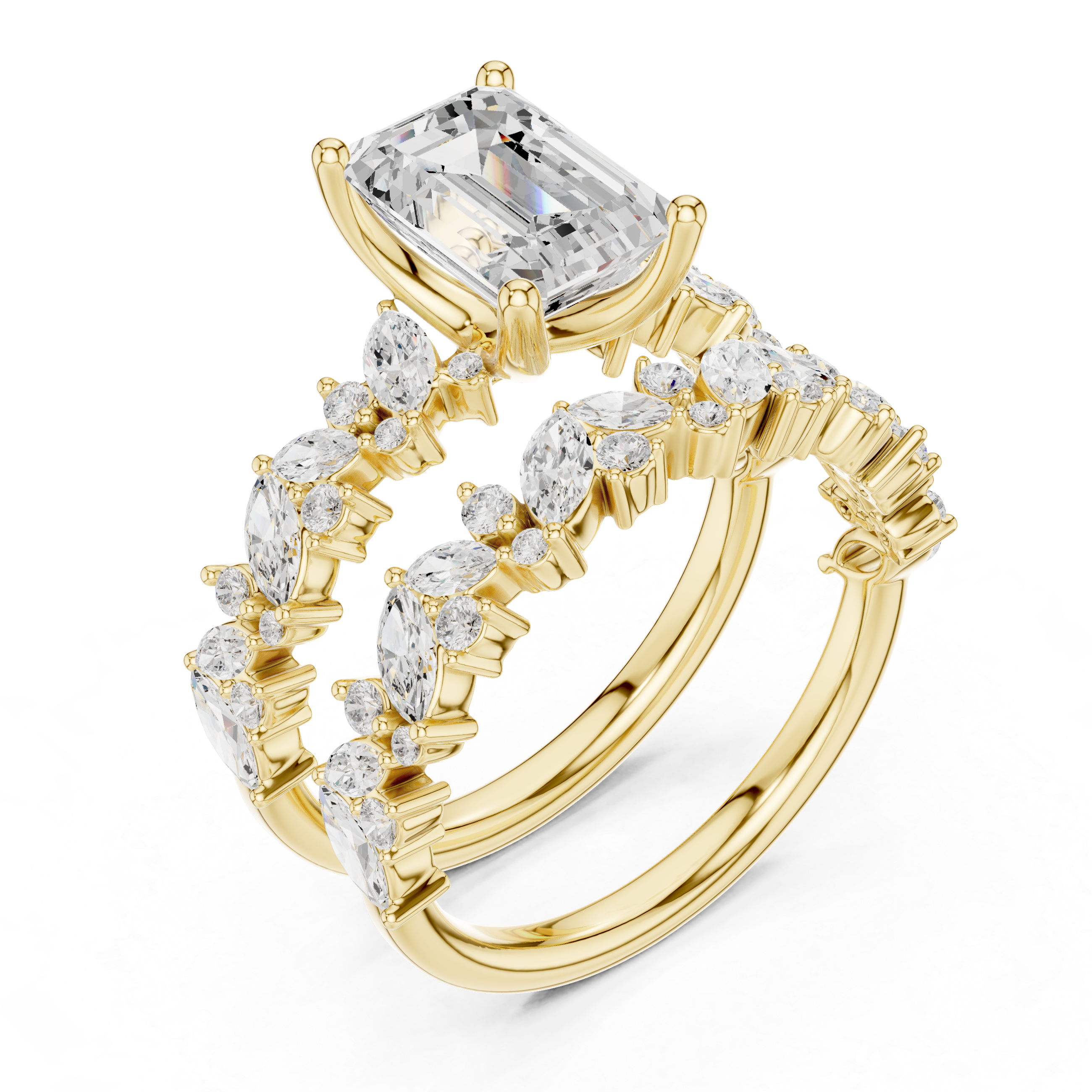 Twisted Vine Lab Grown Diamond Ring