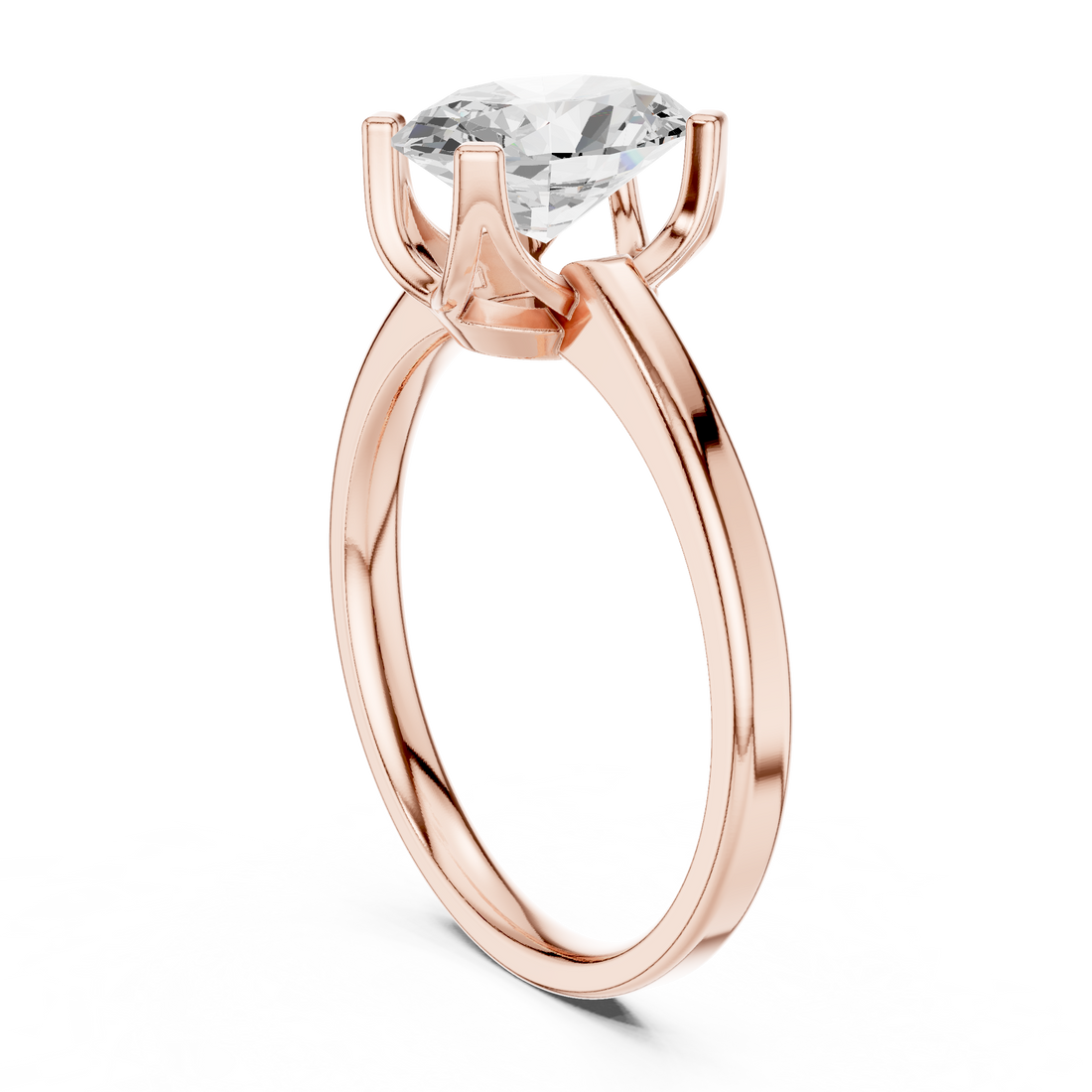 Velvet Smooth Lab Grown Diamond Ring