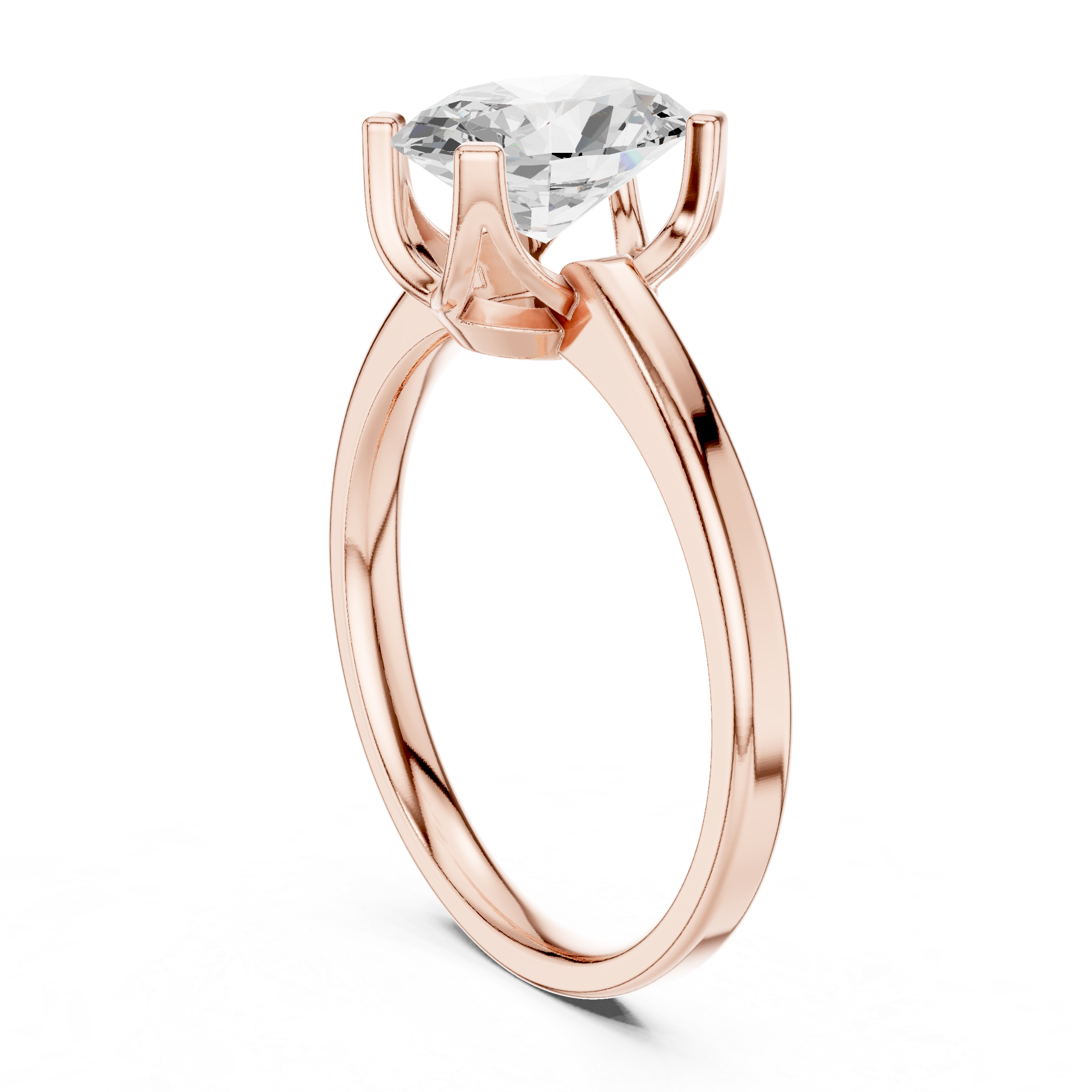 Velvet Smooth Lab Grown Diamond Ring