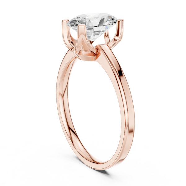 Velvet Smooth Lab Grown Diamond Ring