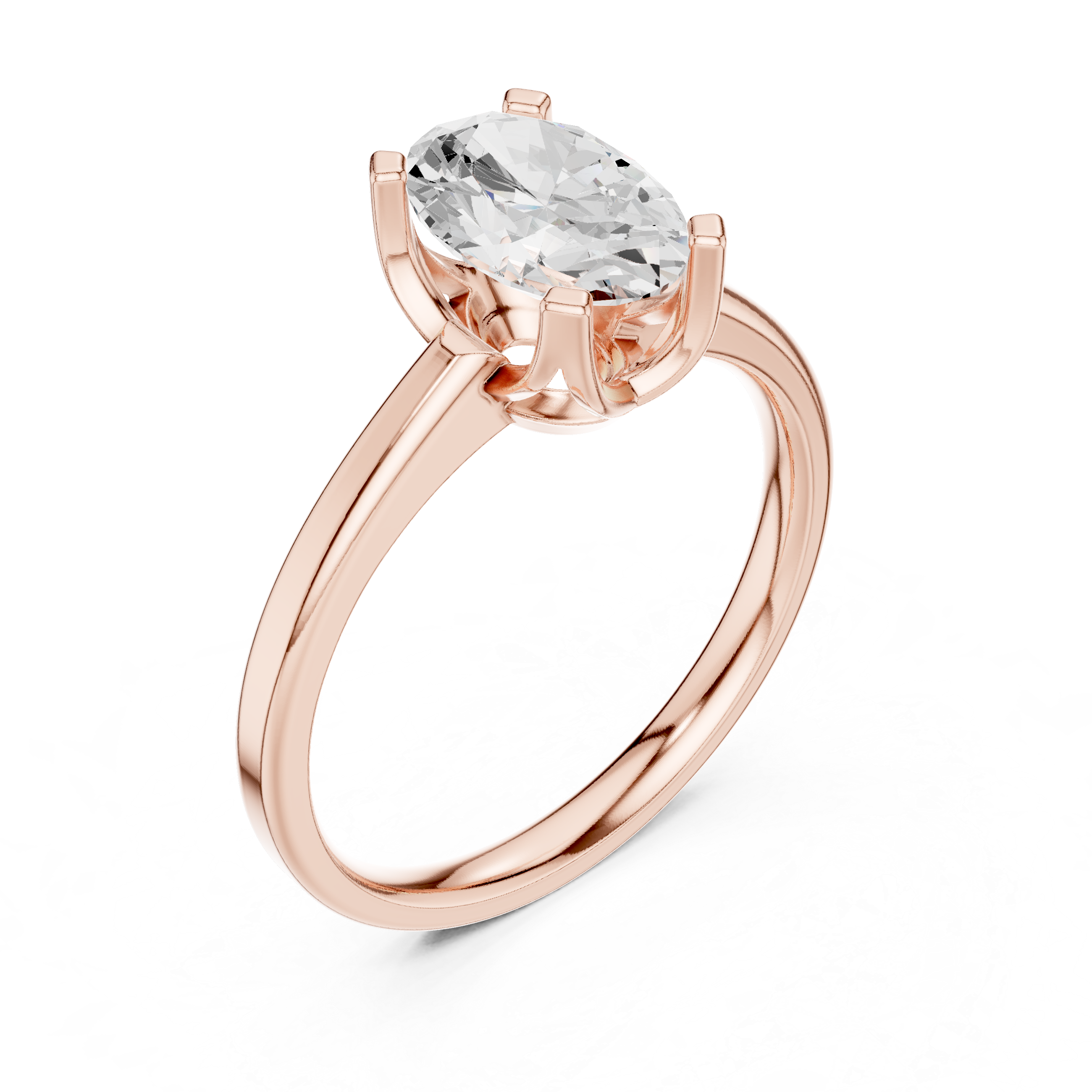 Velvet Smooth Lab Grown Diamond Ring