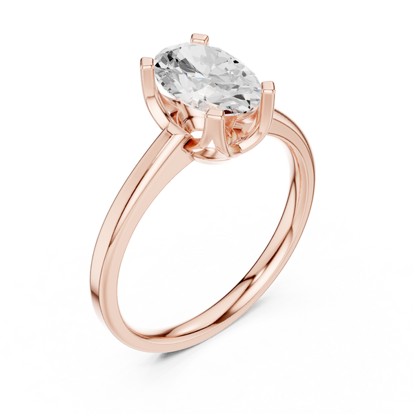 Velvet Smooth Lab Grown Diamond Ring