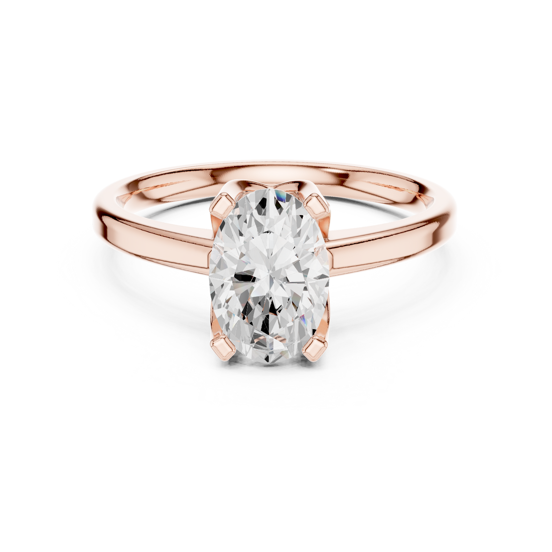 Velvet Smooth Lab Grown Diamond Ring