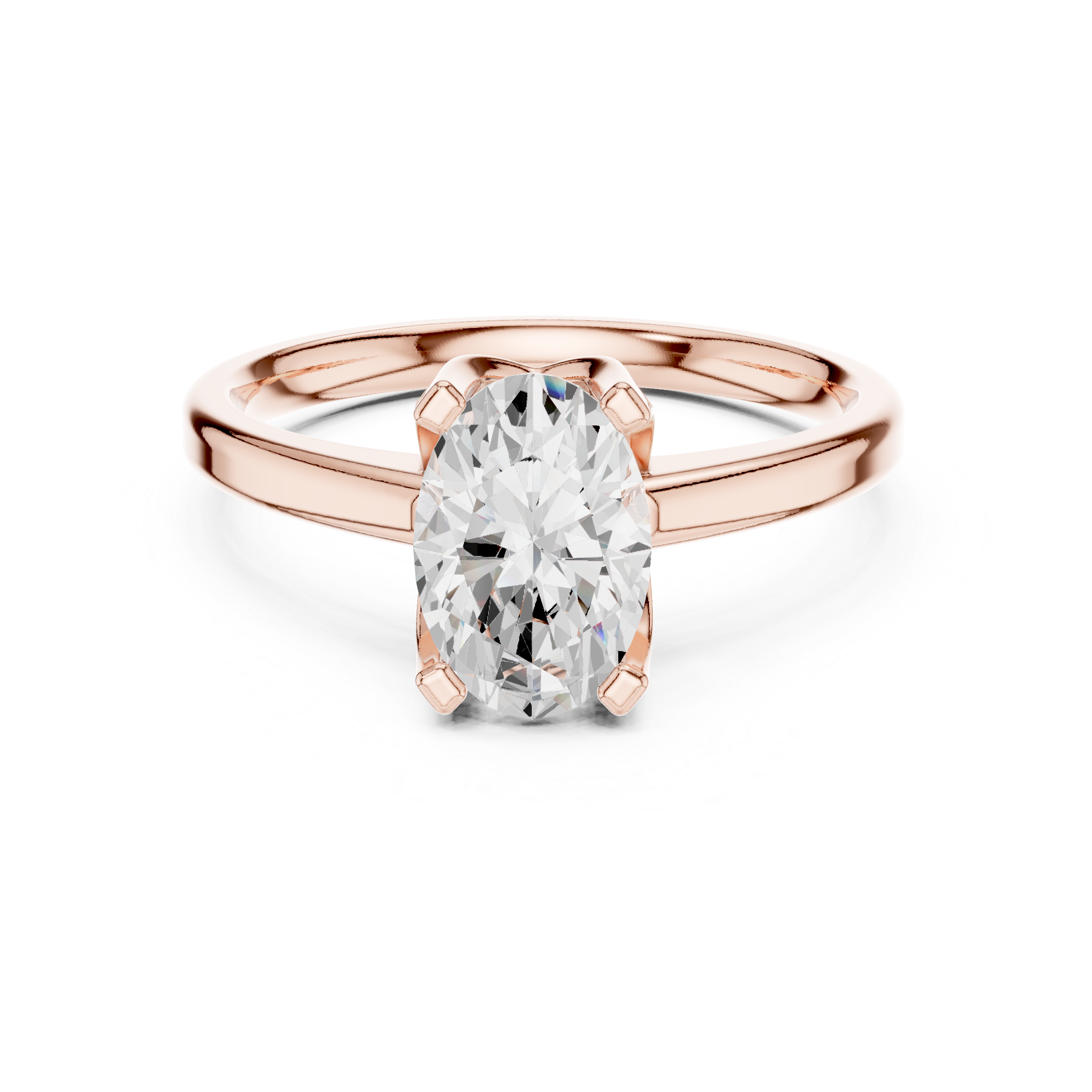 Velvet Smooth Lab Grown Diamond Ring