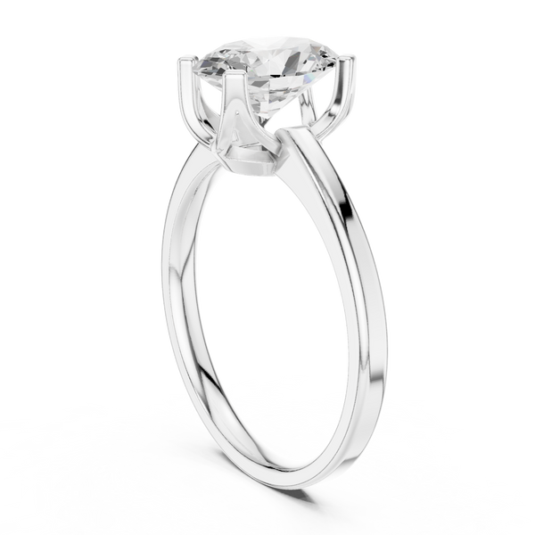Velvet Smooth Lab Grown Diamond Ring