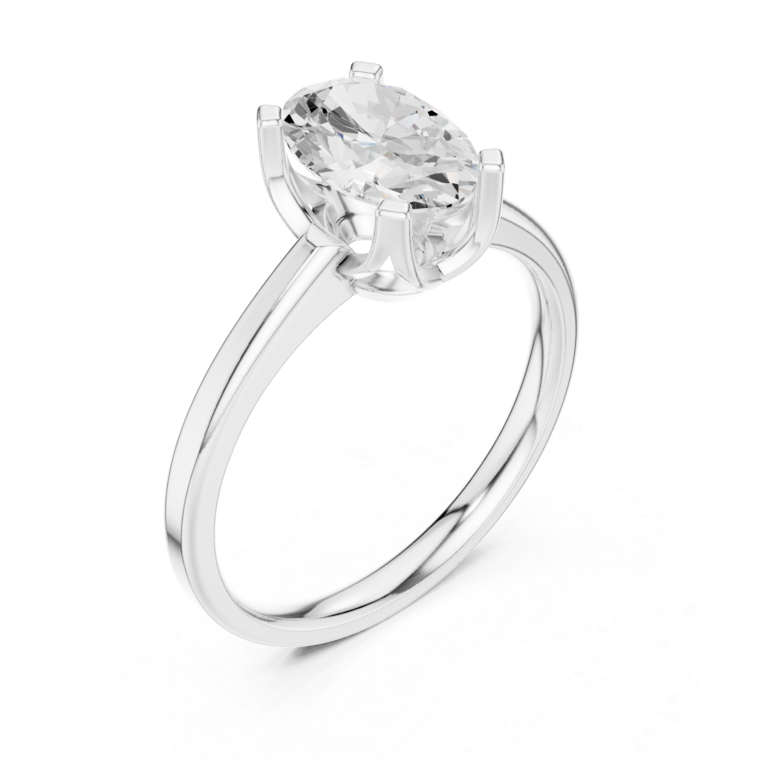 Velvet Smooth Lab Grown Diamond Ring
