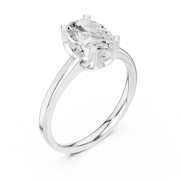 Velvet Smooth Lab Grown Diamond Ring