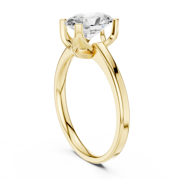 Velvet Smooth Lab Grown Diamond Ring