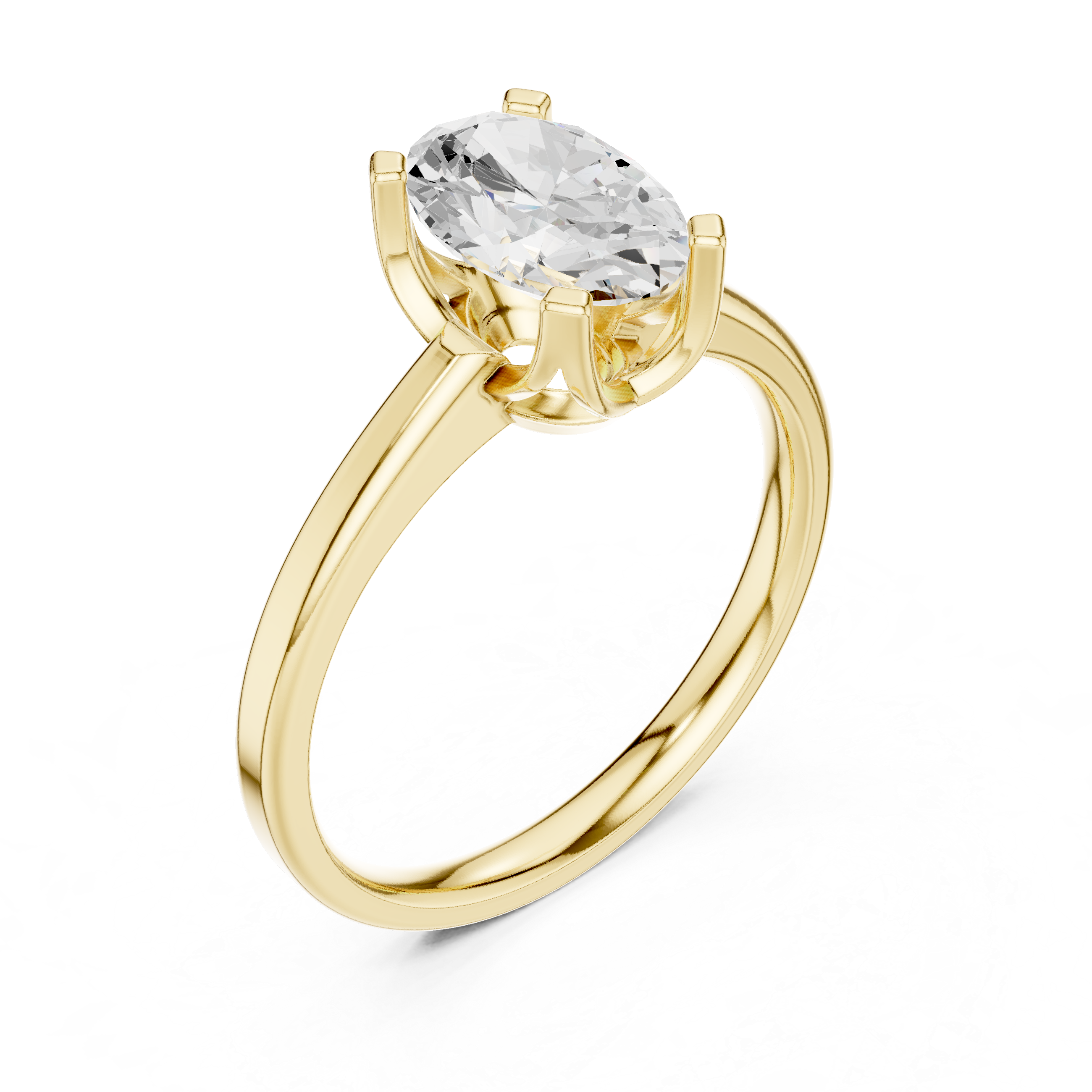 Velvet Smooth Lab Grown Diamond Ring