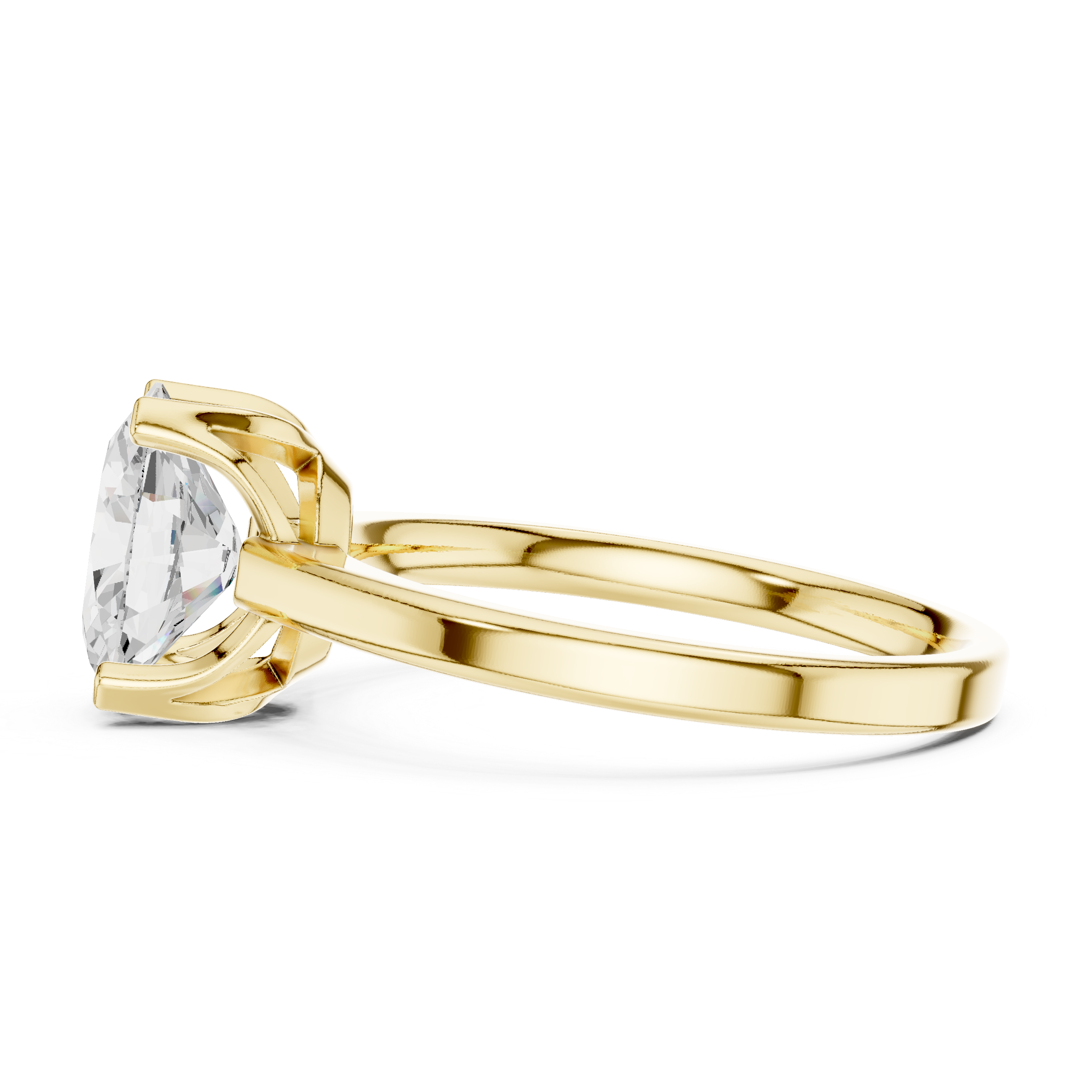 Velvet Smooth Lab Grown Diamond Ring